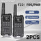 Baofeng F22 (2PCS) – Compact Waterproof Walkie Talkies with NOAA & Type-C