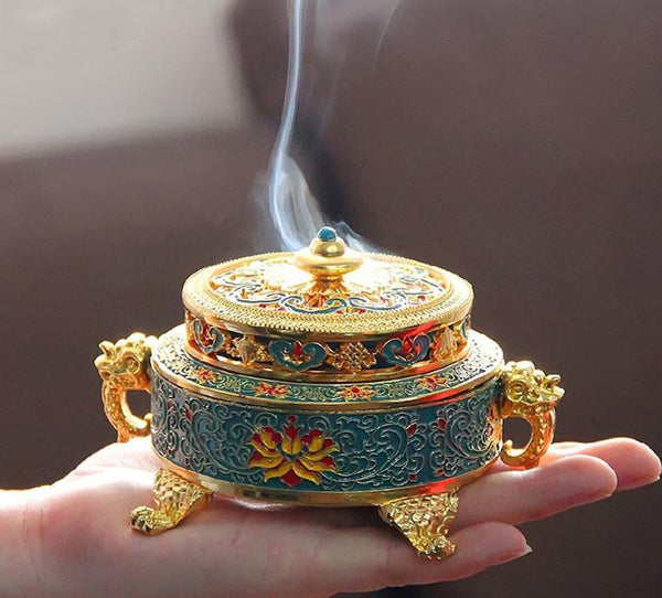 Incense Burner Tibetan Style